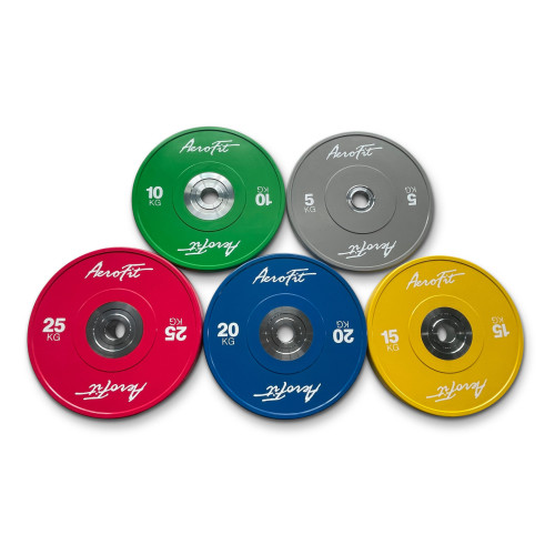 Aerofit AFBDC 25 кг бамперные диски для кроссфита, цветные