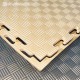 Мягкий модульный пол для детских игровых комнат 100x100 см, толщина 1,2 см бежевый