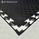 Мягкий модульный пол для детских игровых комнат 100x100 см, толщина 1,2 см черный