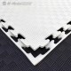 Мягкий модульный пол для детских игровых комнат 100x100 см, толщина 1,2 см белый