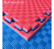 Мягкий модульный пол двухсторонний 100x100 см, толщина 2 см